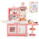 Kids Play Kitchen Toy with Stove Sink Oven with Light and Sound by LJGDeals