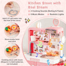 Kids Play Kitchen Toy with Stove Sink Oven with Light and Sound by LJGDeals