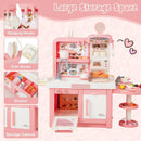 Kids Play Kitchen Toy with Stove Sink Oven with Light and Sound by LJGDeals