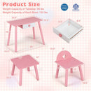 Kids Pretend Nail Salon Playset with Table and Stools by LJGDeals