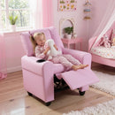 Kids Recliner Chair Push Back Toddler Reclining Armchair with Cup Holder by LJGDeals