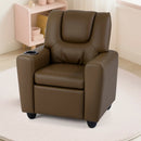 Kids Recliner Chair Push Back Toddler Reclining Armchair with Cup Holder by LJGDeals