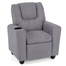 Kids Recliner Chair Push Back Toddler Reclining Armchair with Cup Holder by LJGDeals