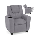 Kids Recliner Chair Push Back Toddler Reclining Armchair with Cup Holder