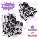 Kids Recliner Chair Push Back Toddler Reclining Armchair with Cup Holder by LJGDeals