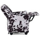 Kids Recliner Chair Push Back Toddler Reclining Armchair with Cup Holder