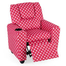 Kids Recliner Chair Push Back Toddler Reclining Armchair with Cup Holder by LJGDeals