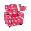 Kids Recliner Chair Push Back Toddler Reclining Armchair with Cup Holder by LJGDeals