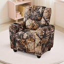 Kids Recliner Chair Push Back Toddler Reclining Armchair with Cup Holder