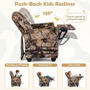 Kids Recliner Chair Push Back Toddler Reclining Armchair with Cup Holder by LJGDeals