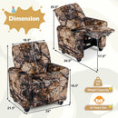 Kids Recliner Chair Push Back Toddler Reclining Armchair with Cup Holder by LJGDeals