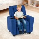 Kids Recliner Chair Push Back Toddler Reclining Armchair with Cup Holder by LJGDeals