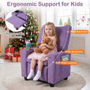 Kids Recliner Sofa with Adjustable Footrest and Cup Holder by LJGDeals
