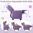 Kids Recliner Sofa with Adjustable Footrest and Cup Holder