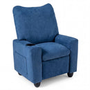 Kids Recliner Sofa with Adjustable Footrest and Cup Holder