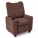 Kids Recliner Sofa with Adjustable Footrest and Cup Holder