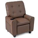 Kids Recliner Chair with Cup Holder & Adjustable Backrest