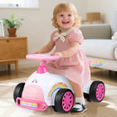 Kids Ride On Car Sliding Toy with Music and Under-Seat Storage by LJGDeals