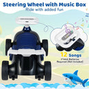 Kids Ride On Car Sliding Toy with Music and Under-Seat Storage by LJGDeals