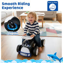 Kids Ride On Car Sliding Toy with Music and Under-Seat Storage
