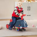 6V Kids Ride On Drifting Wiggle Car 2 in 1 with Music and Pedal and Dolphin-like Design-Blue by LJGDeals