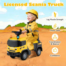 Kids Ride On Push Car Licensed SCANIA Truck Toy with Steering Wheel and Music by LJGDeals