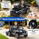 Kids Ride On UTV Car with Detachable Trailer 12V Battery Powered Ride On Truck by LJGDeals