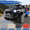 Kids Ride On UTV Car with Detachable Trailer 12V Battery Powered Ride On Truck by LJGDeals
