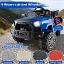 Kids Ride On UTV Car with Detachable Trailer 12V Battery Powered Ride On Truck