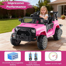 Kids Ride On UTV Car with Detachable Trailer 12V Battery Powered Ride On Truck by LJGDeals