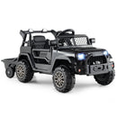 Kids Ride On UTV Car with Detachable Trailer 12V Battery Powered Ride On Truck by LJGDeals
