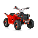 Kids Ride on ATV 4 Wheeler Quad Toy Car with Direction Control-Red