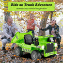 Kids Ride on Dump Truck 12V Ride on Car with Electric Dump Bed by LJGDeals