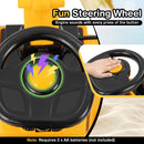 Kids Ride on Excavator with Adjustable Shovel-Yellow