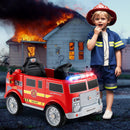 Kids Ride on Fire Truck with Remote Control and Extinguisher-Red by LJGDeals