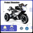 Kids Ride on Motorcycle 6V Battery Powered Mini Electric Motorbike with LED Lights by LJGDeals