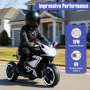 Kids Ride on Motorcycle 6V Battery Powered Mini Electric Motorbike with LED Lights by LJGDeals