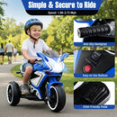 Kids Ride on Motorcycle 6V Battery Powered Mini Electric Motorbike with LED Lights by DirectDeals