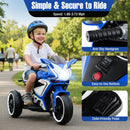 Kids Ride on Motorcycle 6V Battery Powered Mini Electric Motorbike with LED Lights