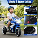 Kids Ride on Motorcycle 6V Battery Powered Mini Electric Motorbike with LED Lights by LJGDeals
