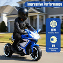 Kids Ride on Motorcycle 6V Battery Powered Mini Electric Motorbike with LED Lights by LJGDeals