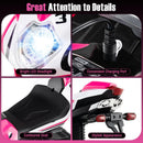 Kids Ride on Motorcycle 6V Battery Powered Mini Electric Motorbike with LED Lights by LJGDeals