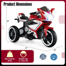 Kids Ride on Motorcycle 6V Battery Powered Mini Electric Motorbike with LED Lights