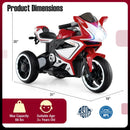 Kids Ride on Motorcycle 6V Battery Powered Mini Electric Motorbike with LED Lights by LJGDeals