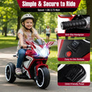 Kids Ride on Motorcycle 6V Battery Powered Mini Electric Motorbike with LED Lights by LJGDeals