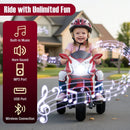 Kids Ride on Motorcycle 6V Battery Powered Mini Electric Motorbike with LED Lights by LJGDeals