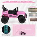 12V 7Ah Licensed Toyota FJ Cruiser Electric Car with Remote Control-Pink by LJGDeals