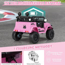 12V 7Ah Licensed Toyota FJ Cruiser Electric Car with Remote Control-Pink by LJGDeals
