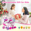 Kids Roller Skates 4 Sizes Adjustable Quad Skates with Light-up Wheels and Safety Protection by LJGDeals