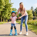 Kids Roller Skates 4 Sizes Adjustable with Light-up Wheels for Toddler Aged 3-4 (XS) by LJGDeals